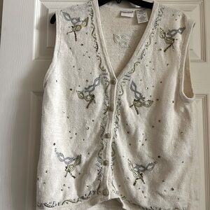 Vintage Bobbie Brooks Holiday Vest